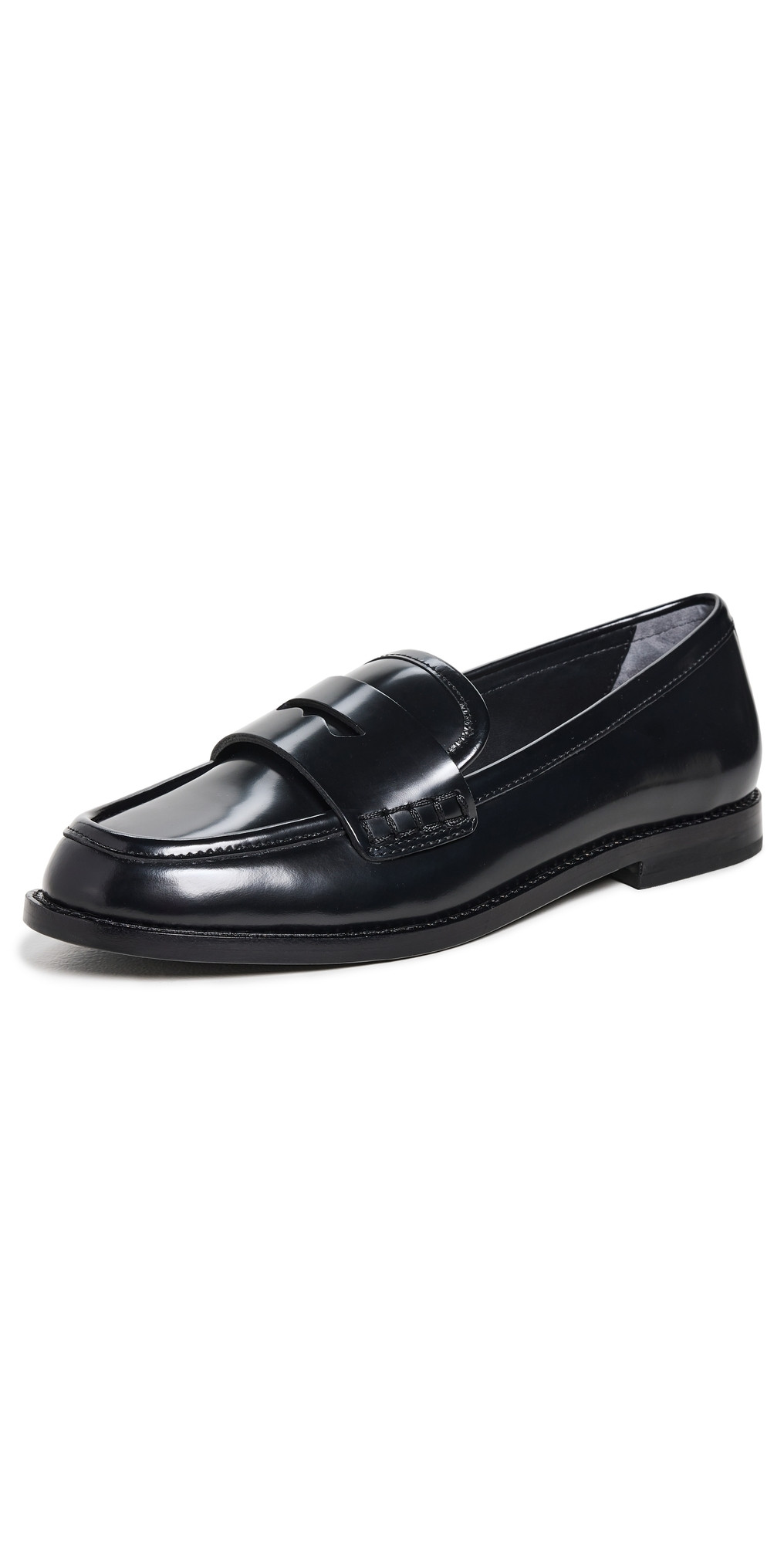 Loeffler Randall Rachel Leather Loafers Black 6.5 | Shopbop