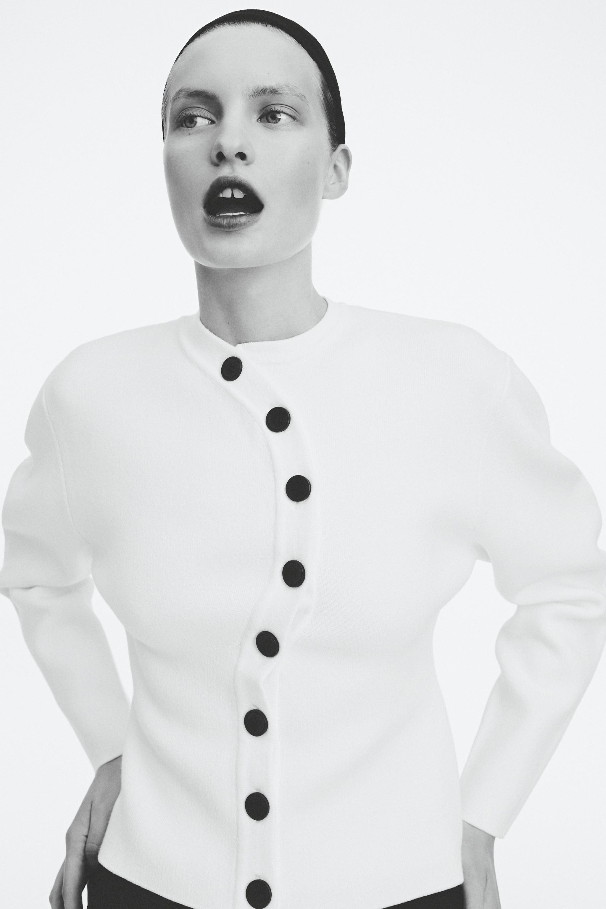 WRAP KNIT JACKET | Zara US