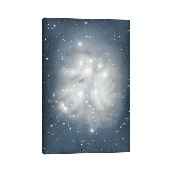 Pleiades Star Cluster Illustration On Canvas by GetYourNerdOn Painting | Wayfair North America