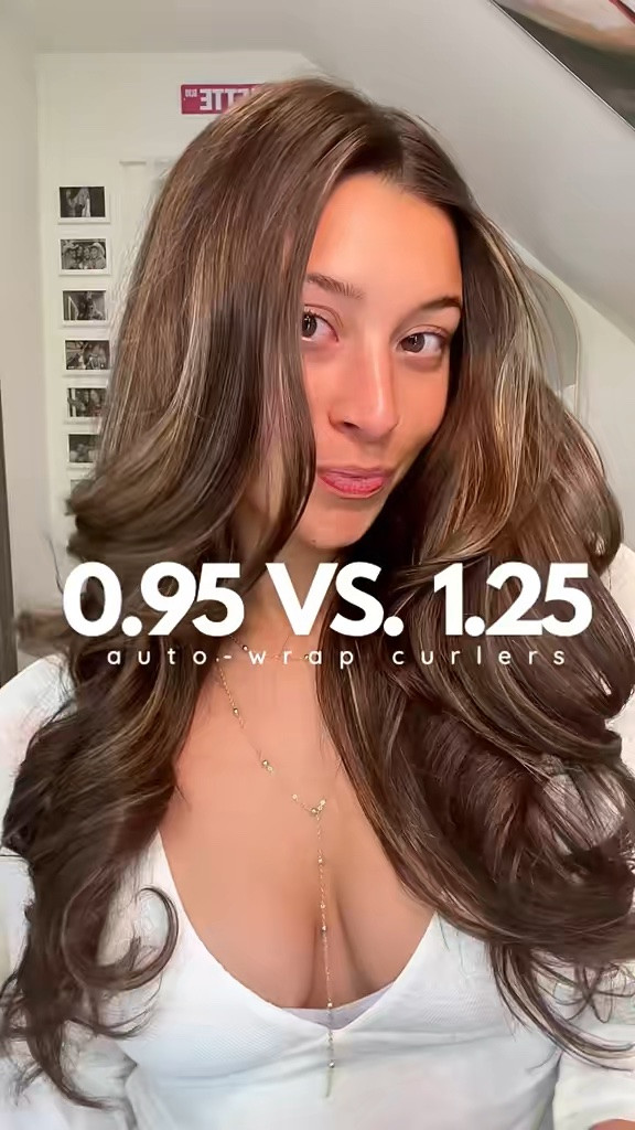 0.95 vs 1.25 shark glam auto-wrap curlers side by side! 🪞🩷

#LTKgrwm #LTKvlog #LTKBeauty