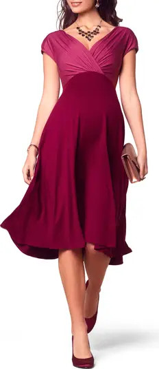 Alessandra Gathered Maternity Dress | Nordstrom
