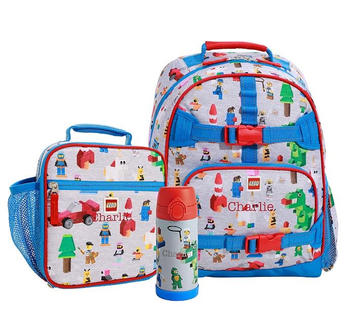Mackenzie LEGO® Backpack & Lunch Bundle, Set of 3 | Pottery Barn Kids