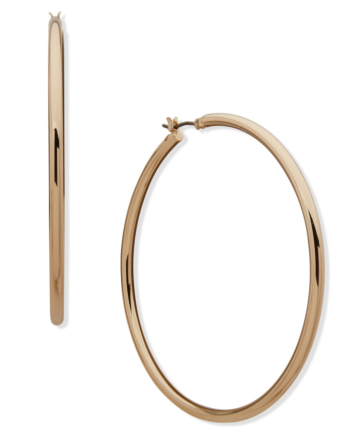 Nine West Large Gold-Tone Hoop Earrings - Gold | Macy's