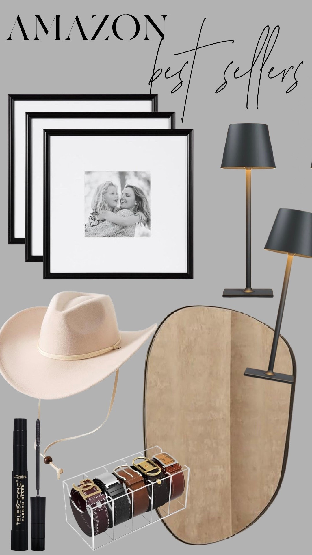 A few of my recent Amazon best sellers that you all have been loving — from the sleek black floor lamps and modern frames to my go-to mascara and belt organizer that keeps everything looking chic and tidy. Each piece is neutral, functional, and adds that elevated touch to everyday life. Shop all my Amazon favorites below. #amazonfinds #amazonbestsellers #neutralhome #cozystyle #mysweetsavannah

#LTKBeauty #LTKHome #LTKFindsUnder50