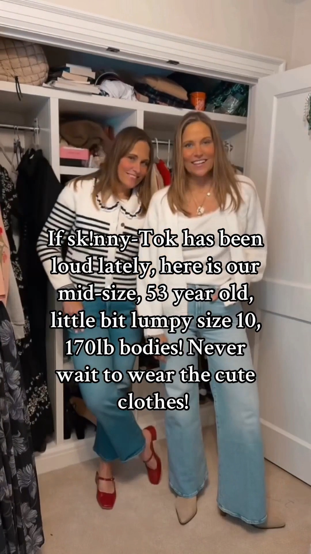 We are just here to reassure you that being a mid-size 53 year old is normal! We are so grateful for our bodies no matter the size. We encourage you to wear what you want! Look good feel good! 

#LTKSeasonal #LTKOver40 #LTKMidsize
