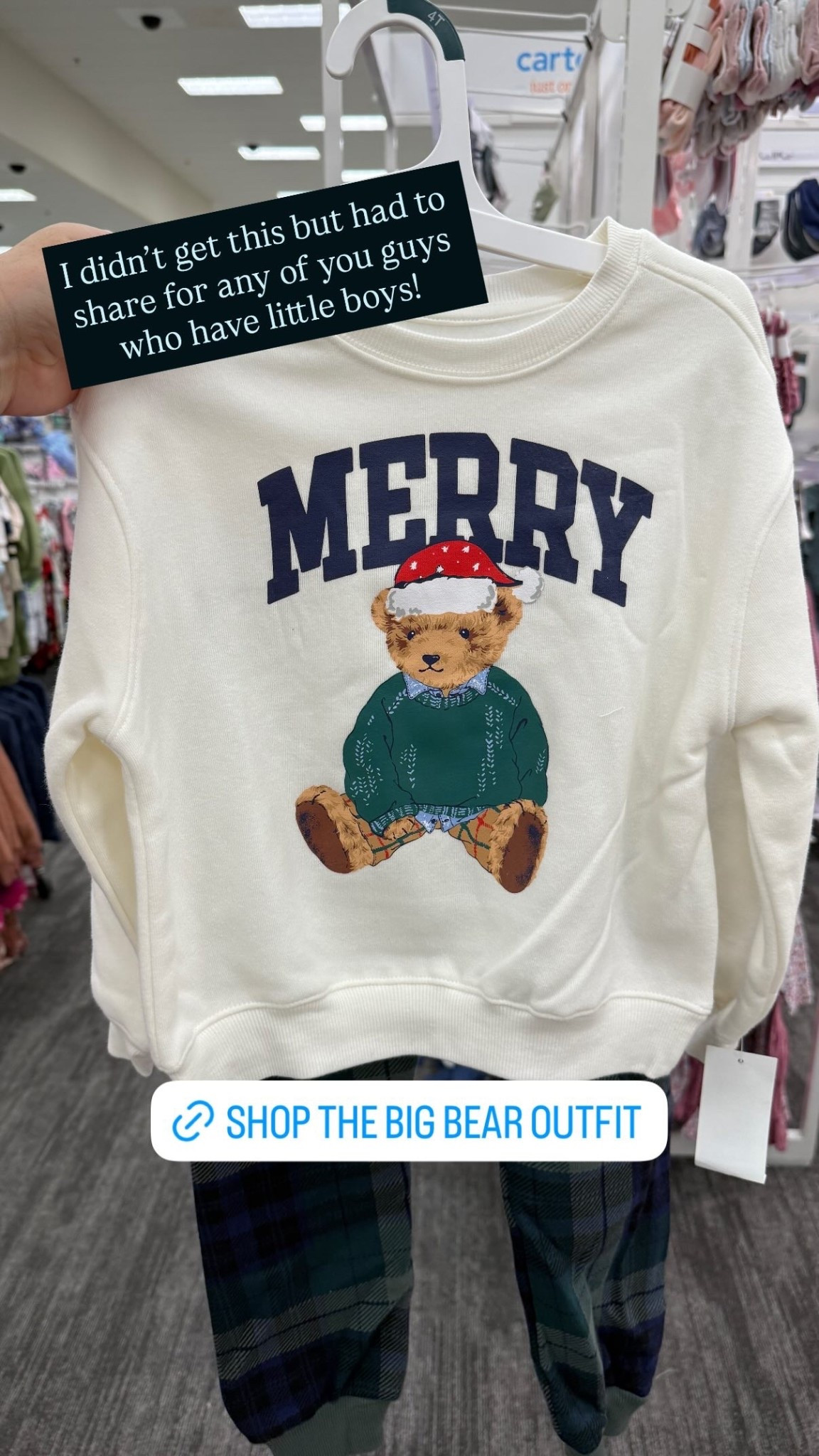 I didn’t get this but had to share for any of you guys who have little boys!