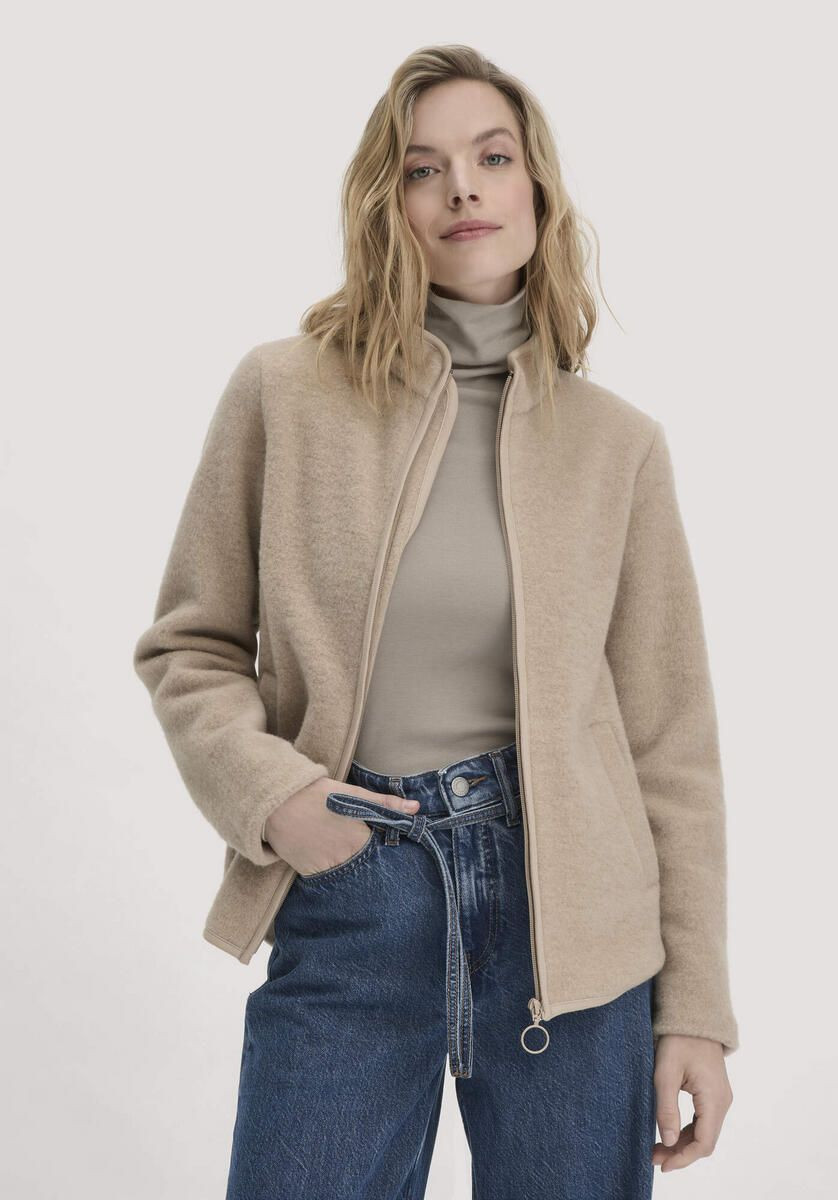 hessnatur - Wollfleece Jacke Regular aus reiner Bio-Merinowolle | Avocadostore | Avocadostore DE