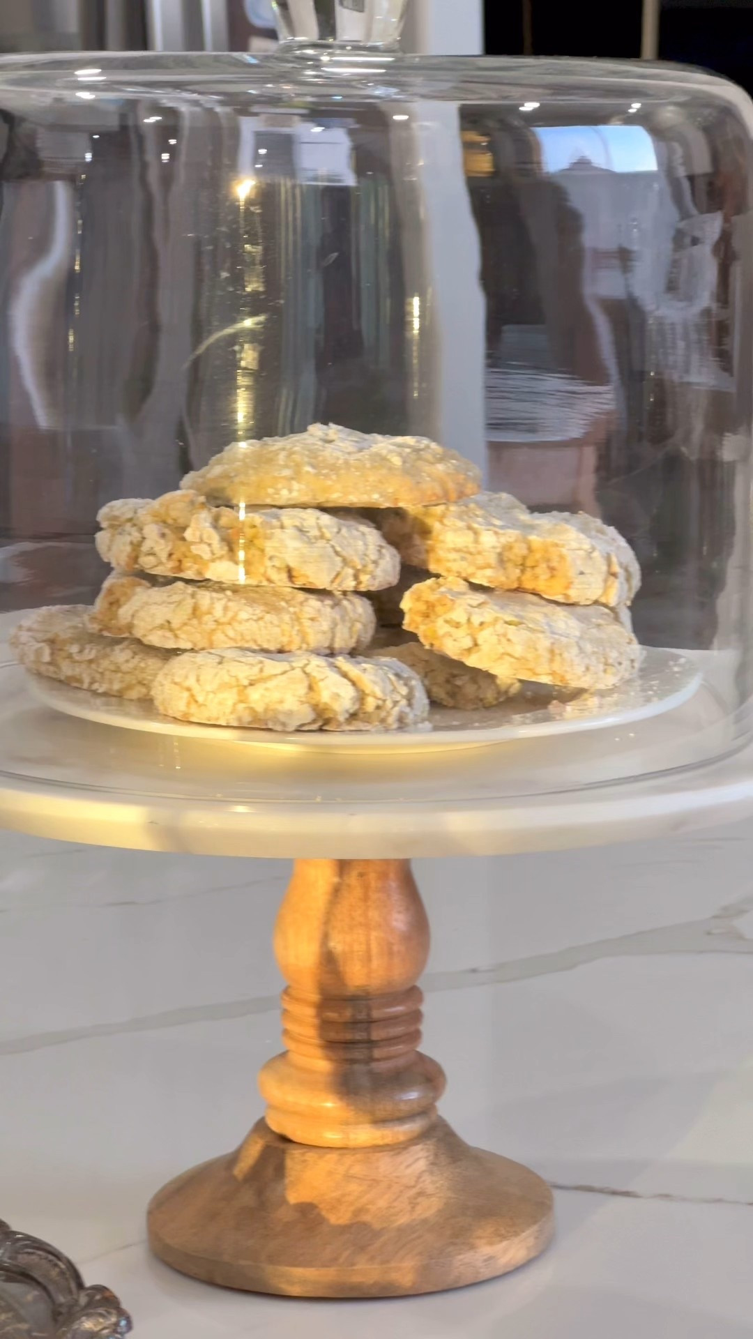 One of my favorite things about traveling is bringing home recipes. We basically ate these cookies all over Italy. Love displaying them on a cake stand and glass  dome.

#LTKHome #LTKfoodie #LTKTravel