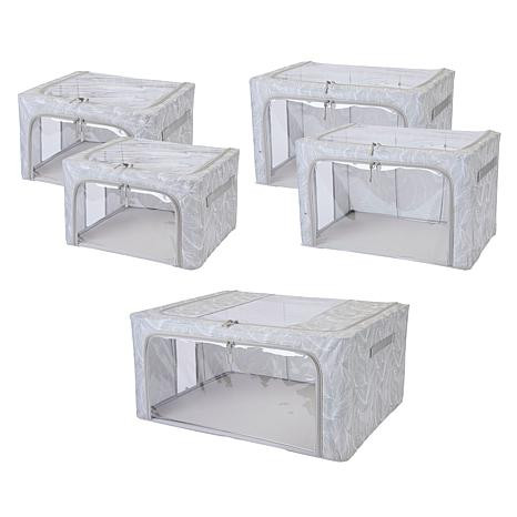 Improvements Collapsible Storage Bins 5-piece Set - 23280630 | HSN | HSN