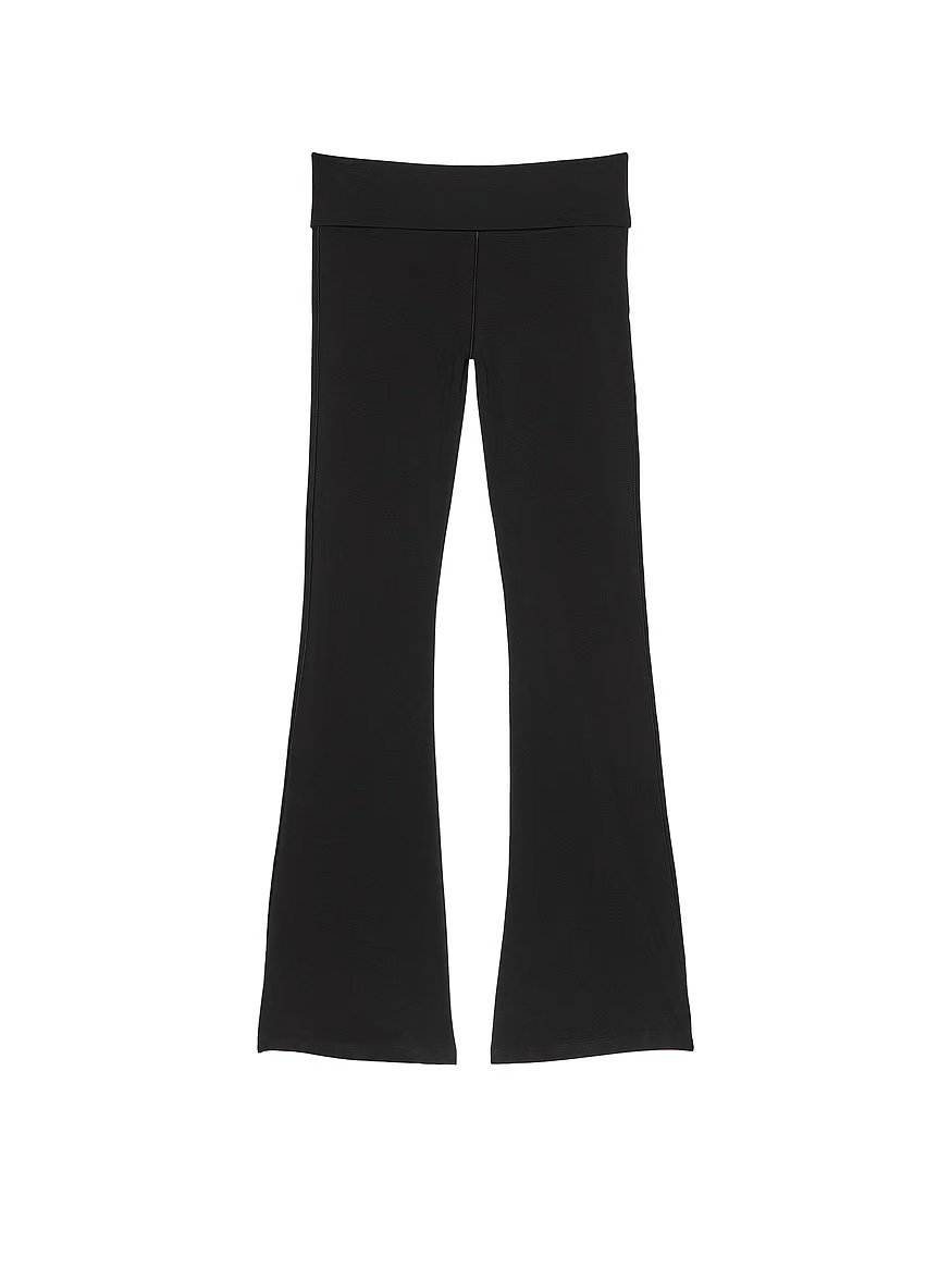 All-Day Cotton Foldover Flare Leggings | Victoria's Secret (US / CA )