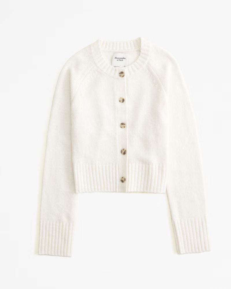 Crew Button-Up Cardigan | Abercrombie & Fitch (US)