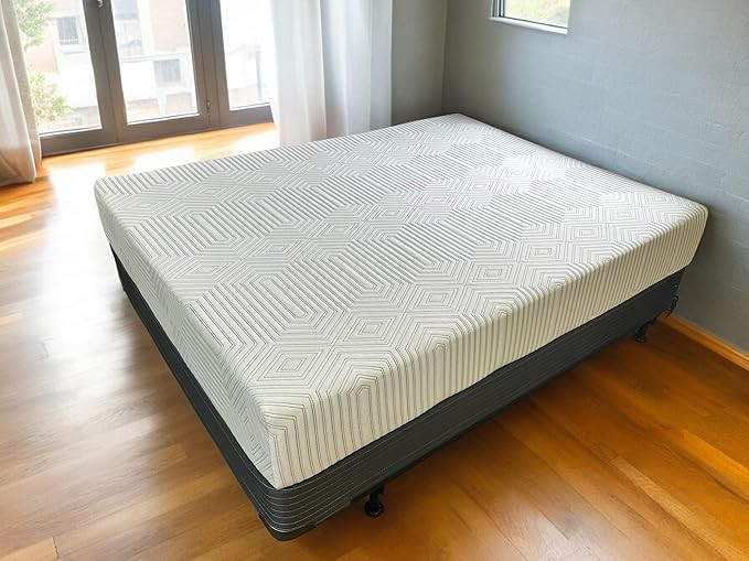 8" Green Tea Memory Foam Mattress, Medium Firm, Zoned Pressure Relief (70x75 - RV King) | Amazon (US)