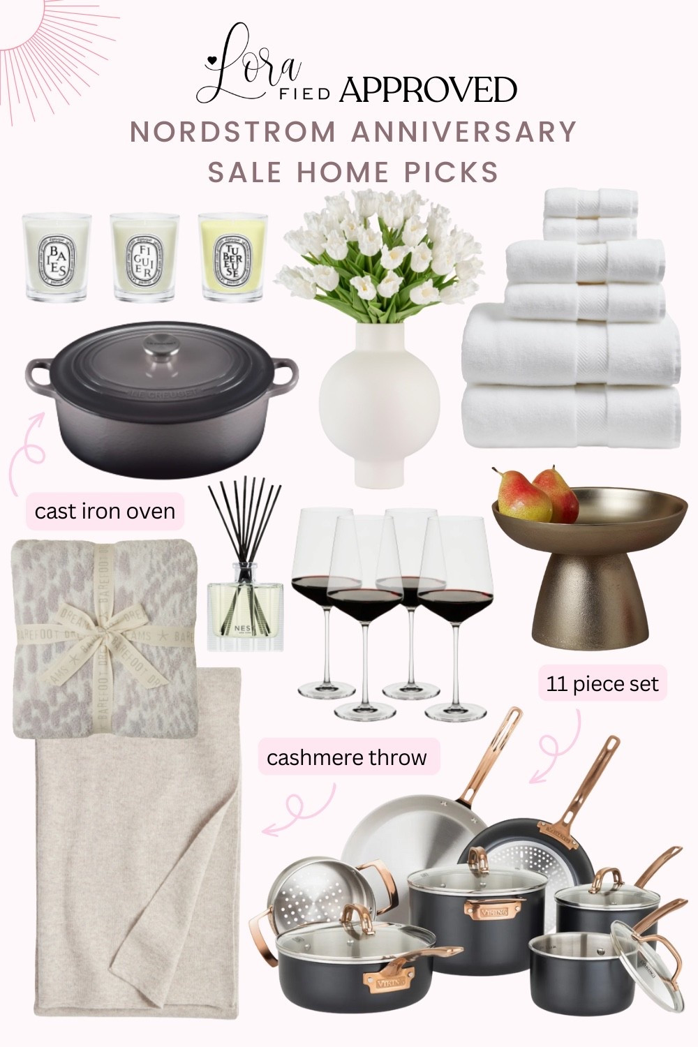 LORAfied Approved - Nordstrom Anniversary Sale home finds ✨

NSale, Nordstrom anniversary sale, home on sale, trending now, neutral home decor, cashmere blanket, wine glass set, pots and pans set, throw blankets, luxe home 

#LTKFindsUnder100 #LTKSaleAlert #LTKHome