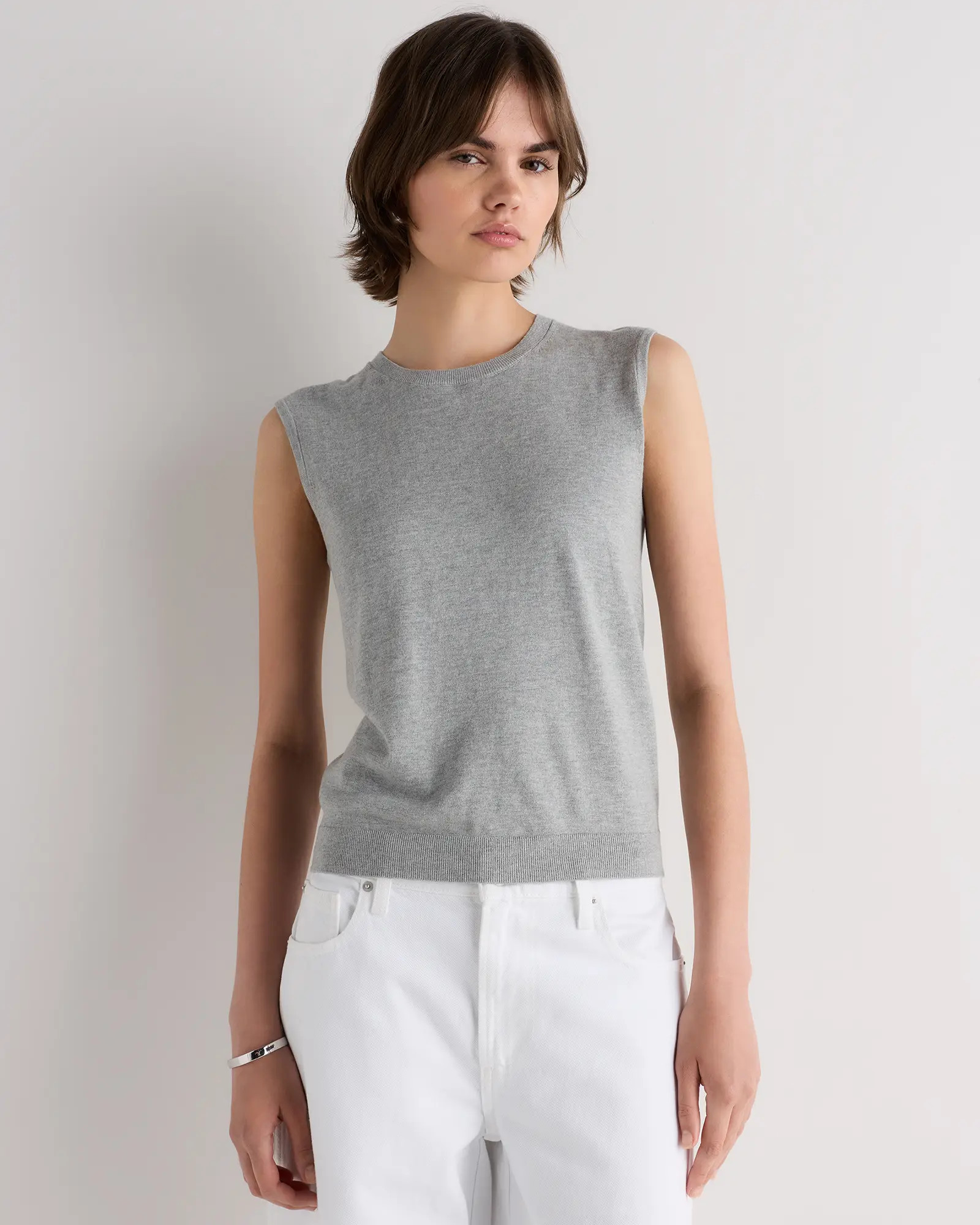 Lightweight Cotton Cashmere Sweater Tank | Quince