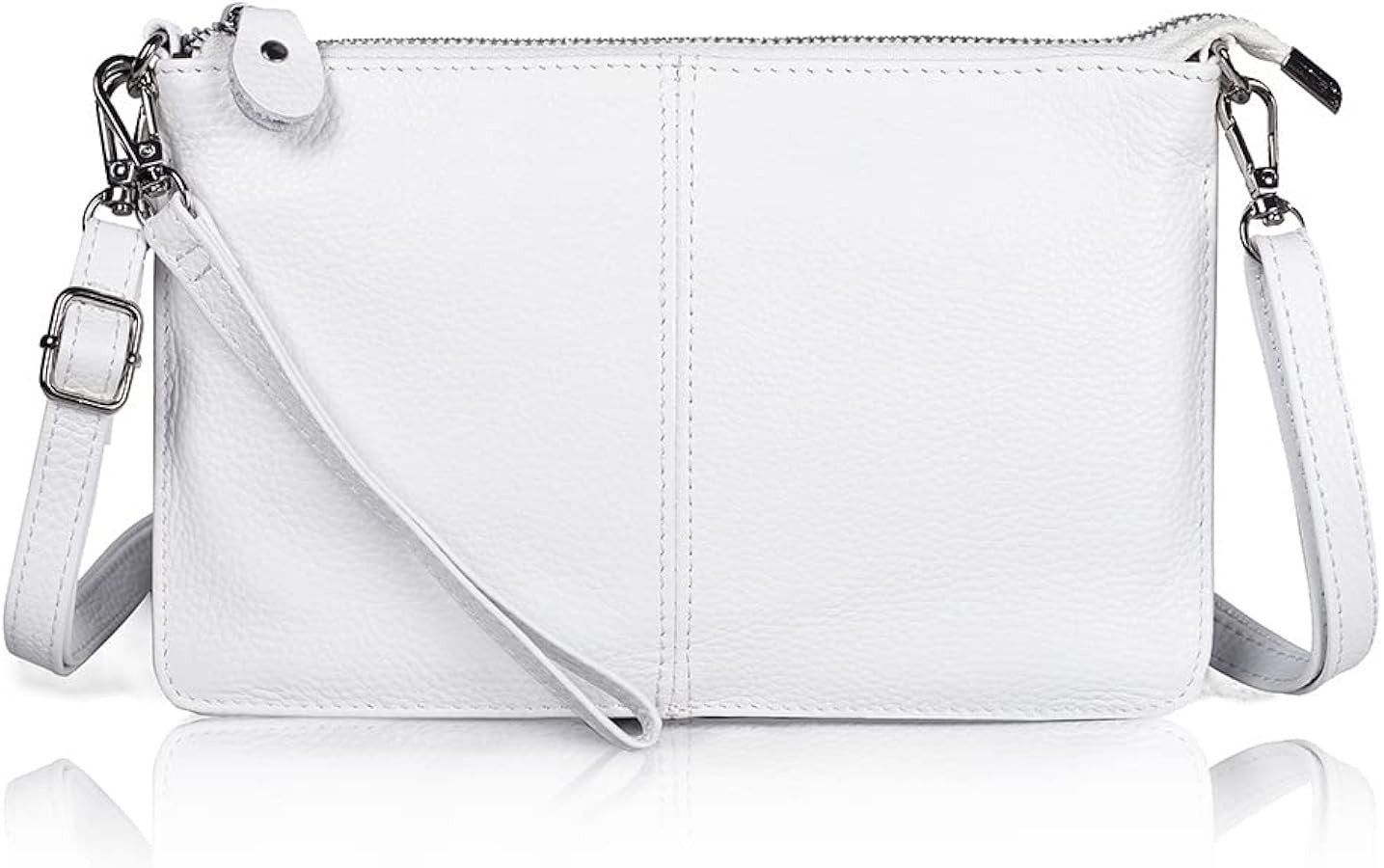 befen Genuine Leather Wristlet Clutch Wallet Purses Small Crossbody Bags for Women with RFID Bloc... | Amazon (US)