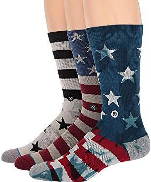 Stance Men's Americana 3-Pack Socks | Amazon (US)