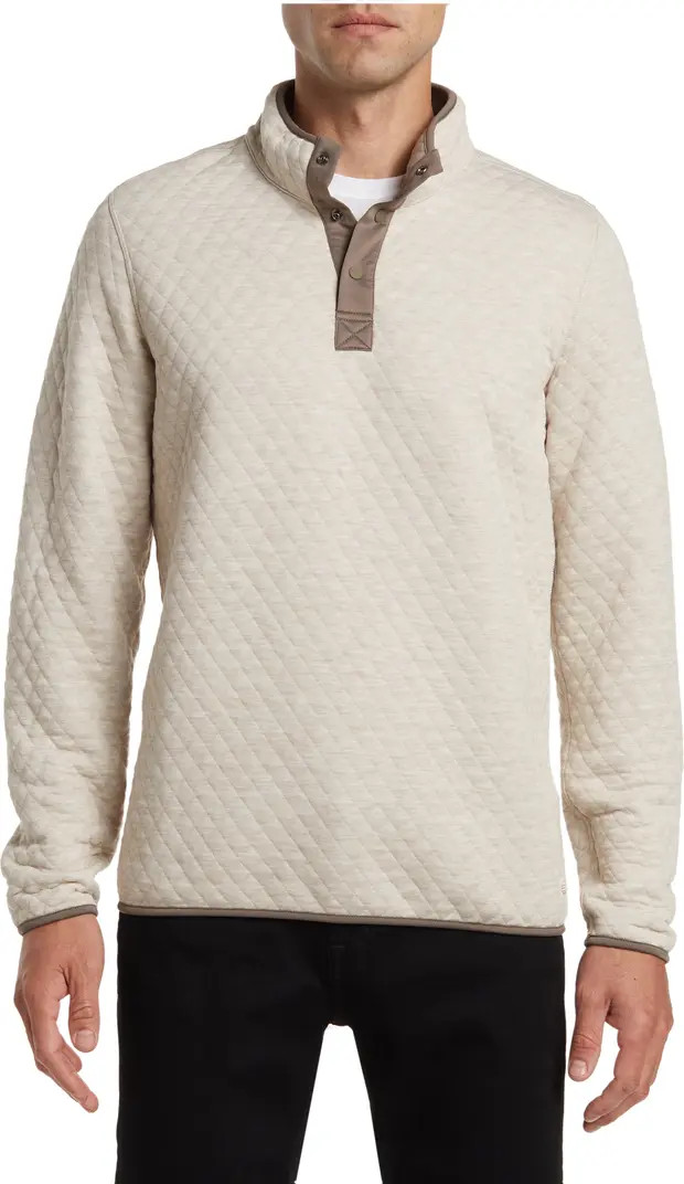 Corbet Quilt Jacquard Reversible Pullover | Nordstrom