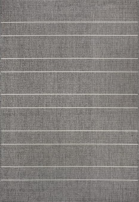 nuLOOM Pinstriped Taliah Indoor/Outdoor Area Rug, 5' 3" x 7' 6", Grey | Amazon (US)