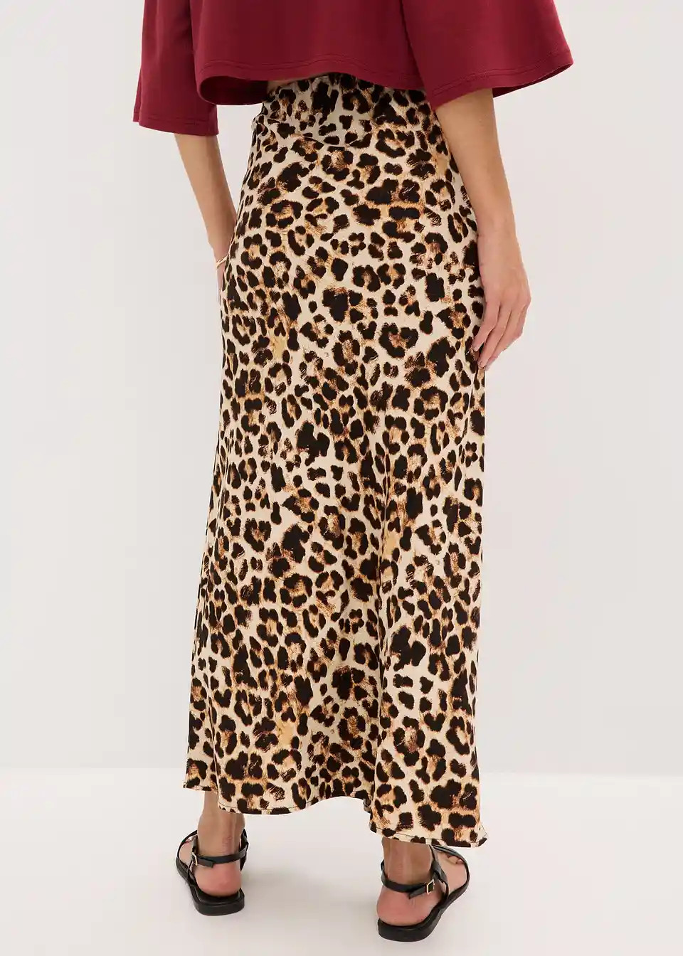 Midirock aus fließender Viskose | Bonprix DE