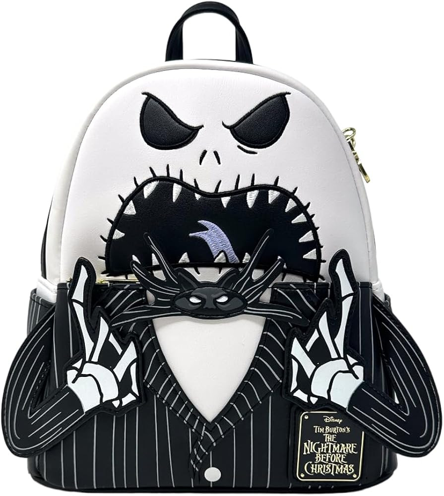 Loungefly Exclusive Nightmare Before Christmas Jack Skellington Mini Backpack - A Must-Have Disne... | Amazon (US)