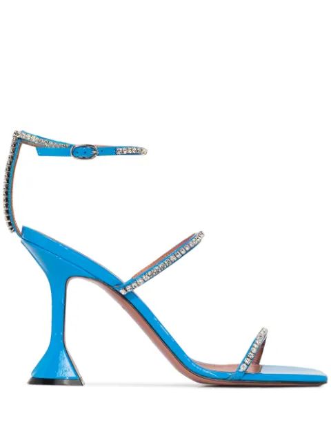 Gilda 95mm crystal-embellished sandals | Farfetch (US)