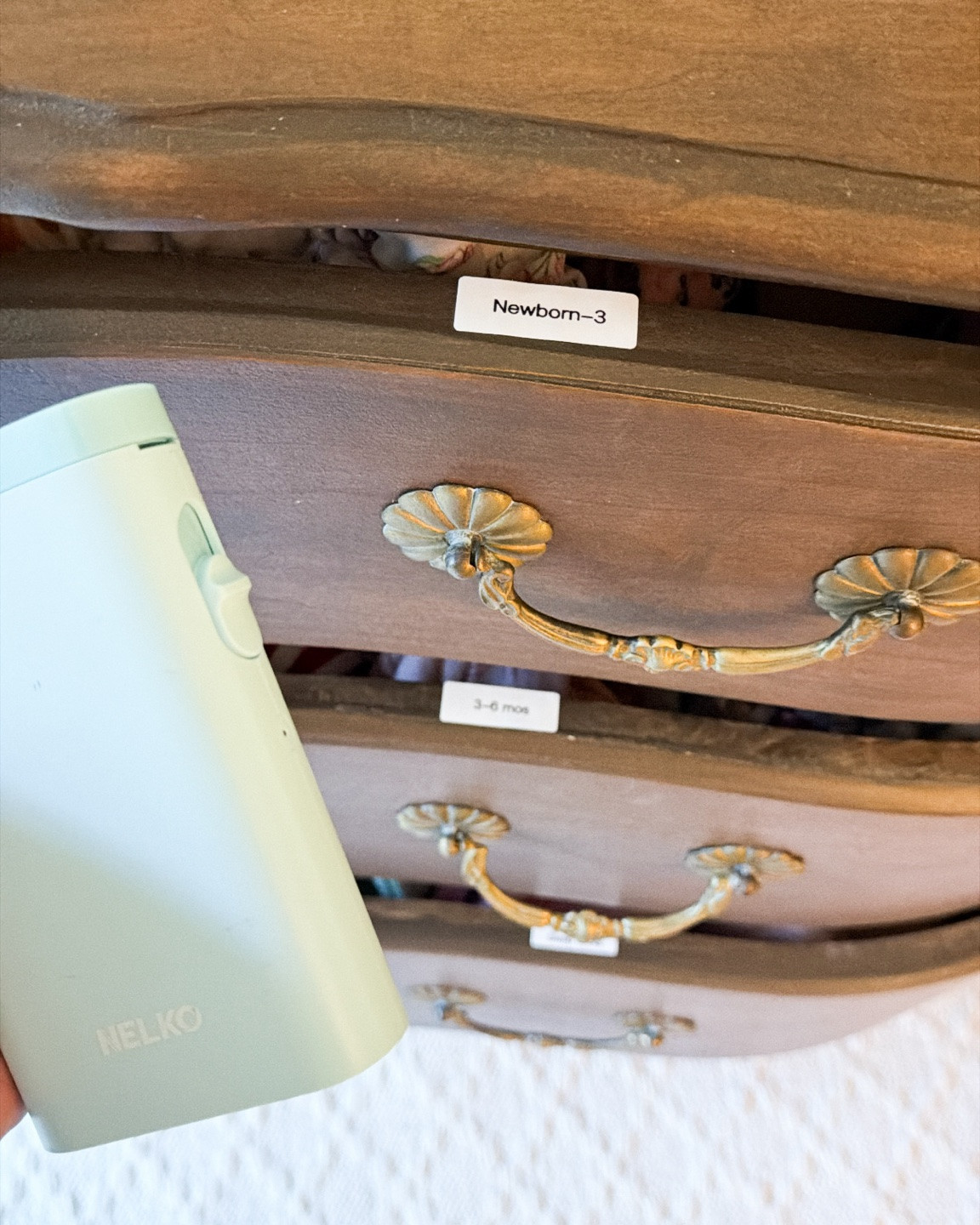 What I use to label everything in my home! Nursery drawers, baby items, storage bins, laundry and bathroom organization, etc. Love that it’s portable and set up is super easy through an app on your phone

#LTKHome