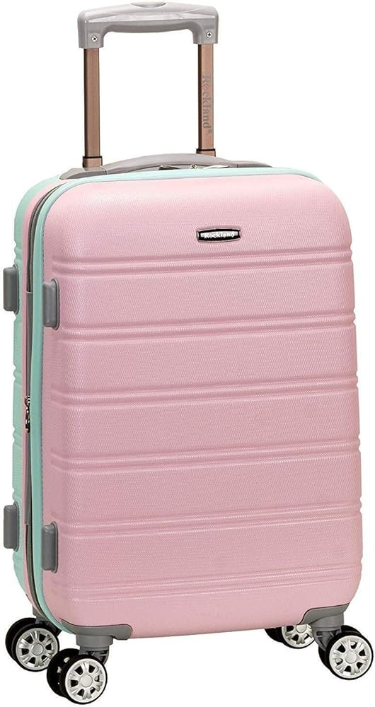 Rockland Melbourne Hardside Expandable Spinner Wheel Luggage, Mint, Carry-On 20-Inch | Amazon (US)