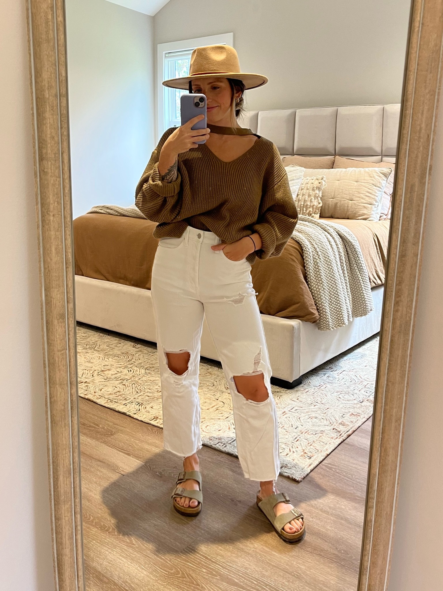 Linking the exact hat & shoes and sharing similar ones of the sweater and pants 🤍 

#LTKstyletip #LTKunder50 #LTKSeasonal
