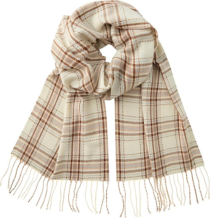CALVIN & OLIVIA Lightweight Ultra-Soft Scarf - Perfect Holiday Gift for Men & Women | Amazon (US)