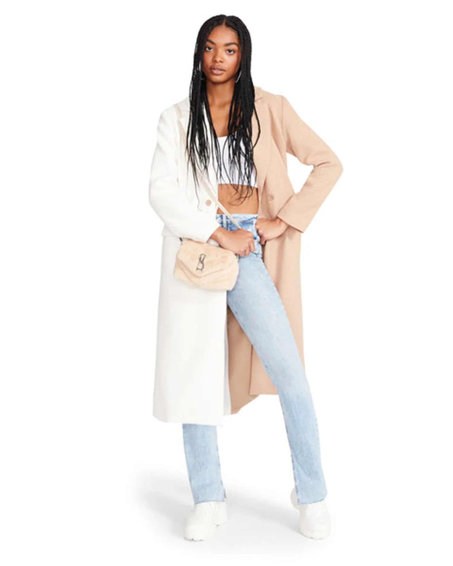 CAROLINE JACKET TAN MULTI | Steve Madden (Canada)