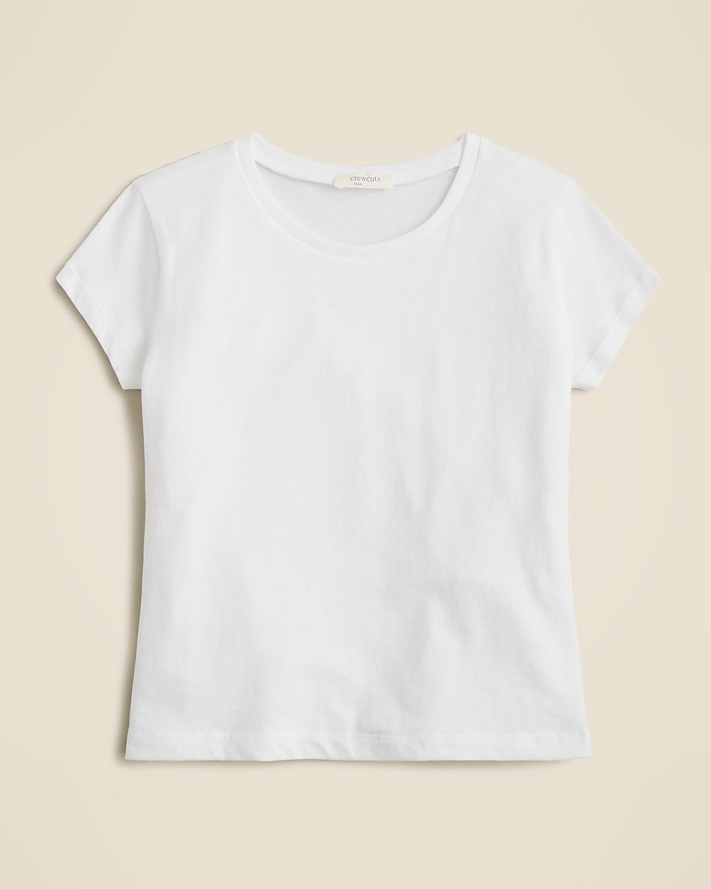 Girls' shrunken T-shirt in vintage jersey | J. Crew US