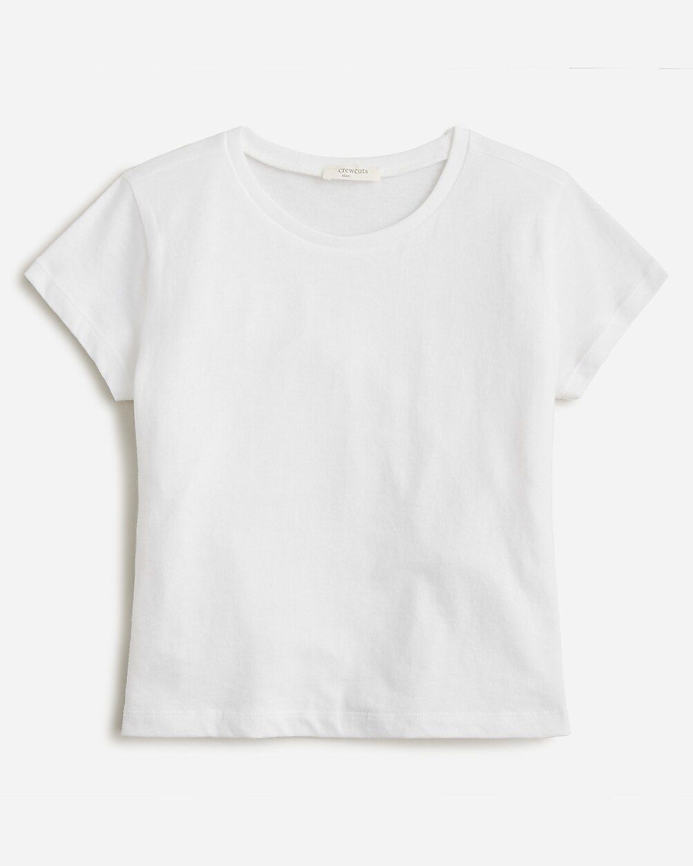 Girls' shrunken T-shirt in vintage jersey | J.Crew US