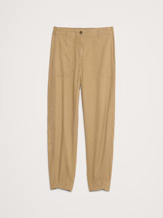 Soma High-Rise Barrel-Leg Pant | Banana Republic (US)