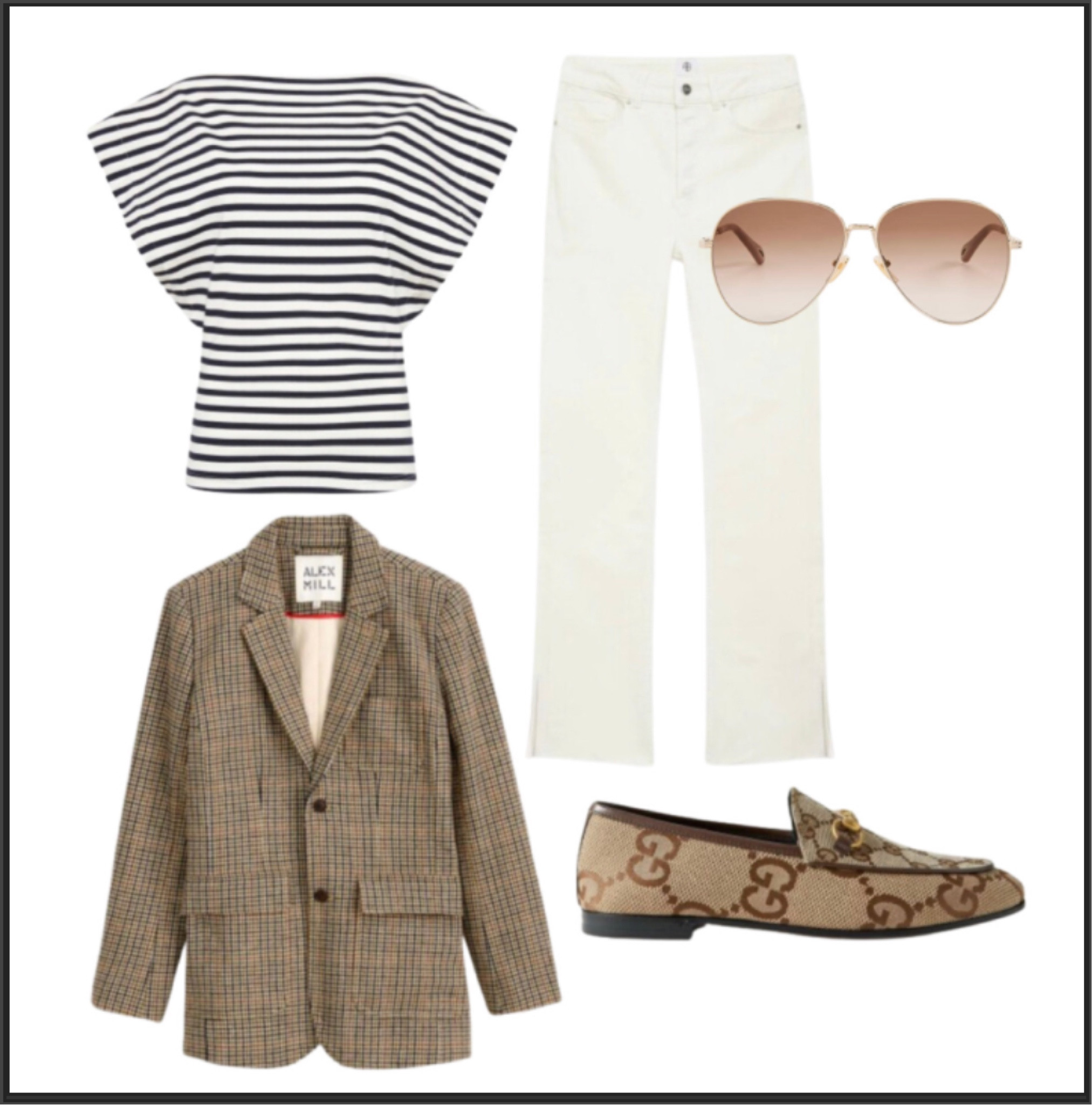 Stripes make mixing prints super easy. Treat them as if they are a neutral, especially when layering with a blazer! Adds dimension and cohesiveness. 

#LTKtravel #LTKsalealert #LTKstyletip