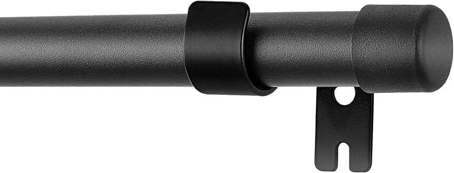 Drapery Window Curtain Rods-1 Inch Adjustable Heavy Duty Curtain Rod With Brackets. 66 to 120 Inc... | Amazon (US)