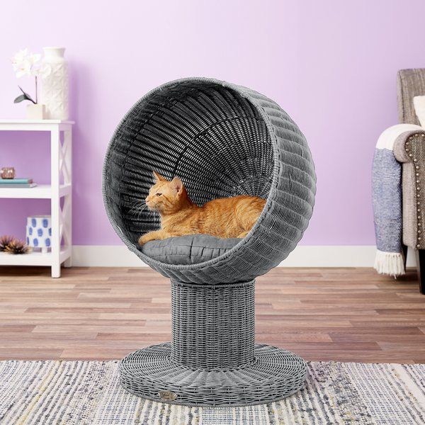 The Refined Feline Kitty Ball Cat Bed | Chewy.com