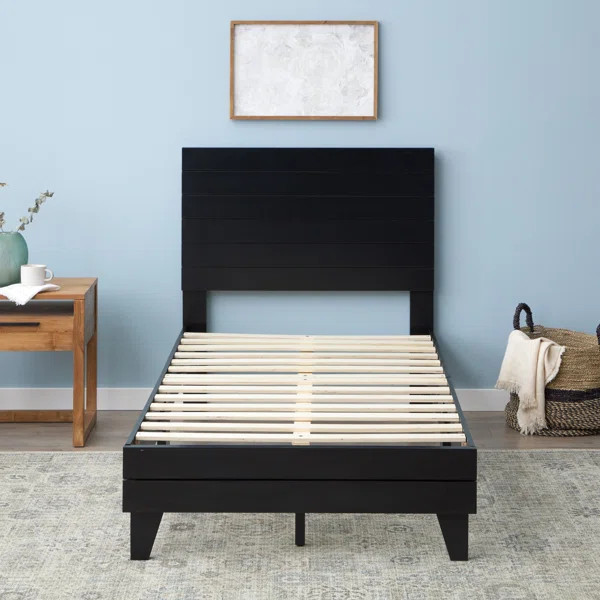 Caliban Shiplap Platform Bed Frame | Wayfair North America