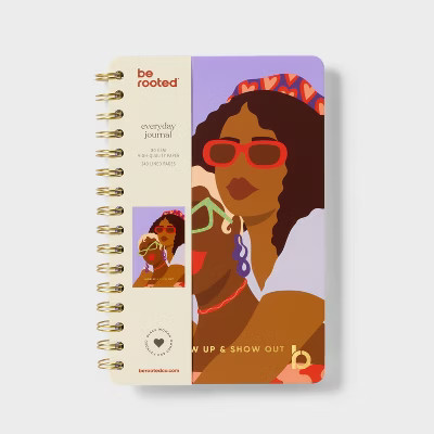 Black History Month 240 Page 3mm Spiral Journal 'Show Up & Show Out' 5.5"x8.5" | Target