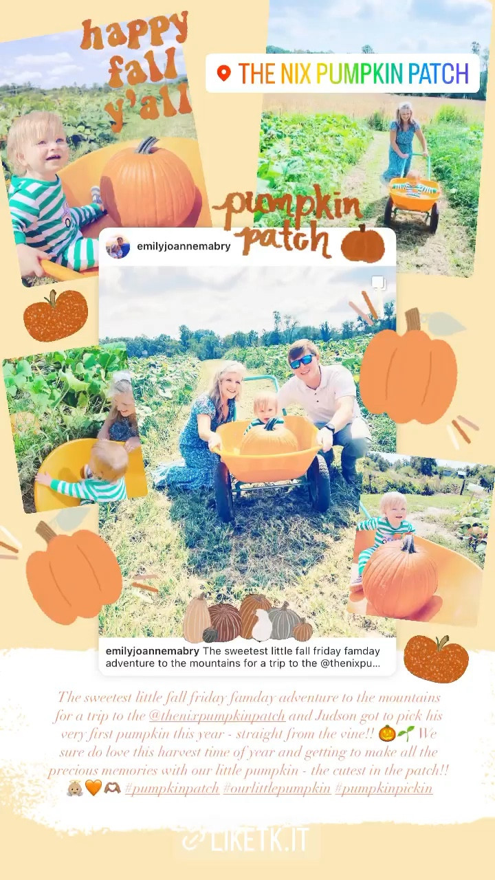 The sweetest little fall friday famday adventure to the mountains for a trip to the @thenixpumpkinpatch and Judson got to pick his very first pumpkin this year - straight from the vine!! 🎃🌱 We sure do love this harvest time of year and getting to make all the precious memories with our little pumpkin - the cutest in the patch!! 👼🏼🧡🫶🏽 #pumpkinpatch #ourlittlepumpkin #pumpkinpickin 

#LTKtravel #LTKSeasonal #LTKfamily