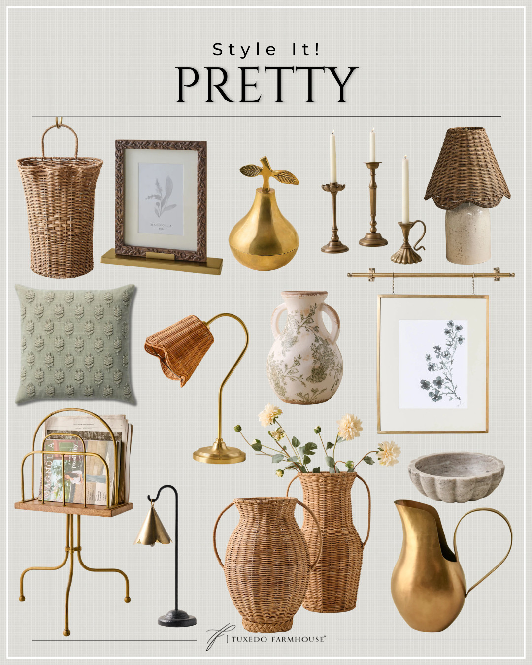 Style It Pretty

Create a beautifully styled space with pieces that blend warmth, texture, and timeless charm. these curated finds make it easy to add a touch of pretty to every corner of your home.

Seasonal, home decor, accent chairs, rugs, wall art, frames, pillows, lamps, baskets, candles, books, coffee tables, ottomans, trays, bowls, consoles, accent tables
 

 #LTKSeasonal #LTKHome #LTKSaleAlert