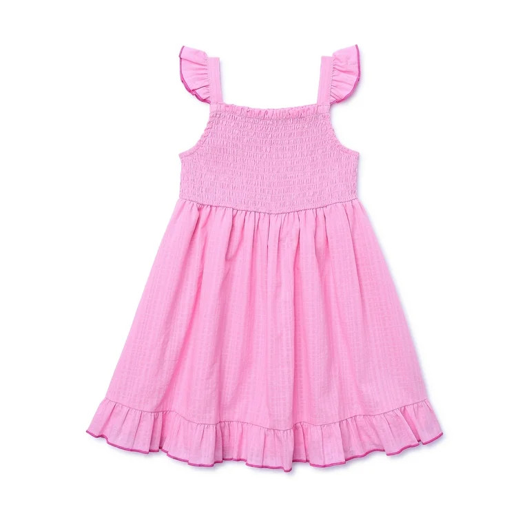Wonder Nation Toddler Girls Tank Dress, Sizes 12M-5T - Walmart.com | Walmart (US)