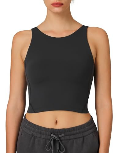 Amazon.com: Colorfulkoala Dreamlux Womens Padded Sports Bra High Neck U-Back Yoga Running Workout... | Amazon (US)
