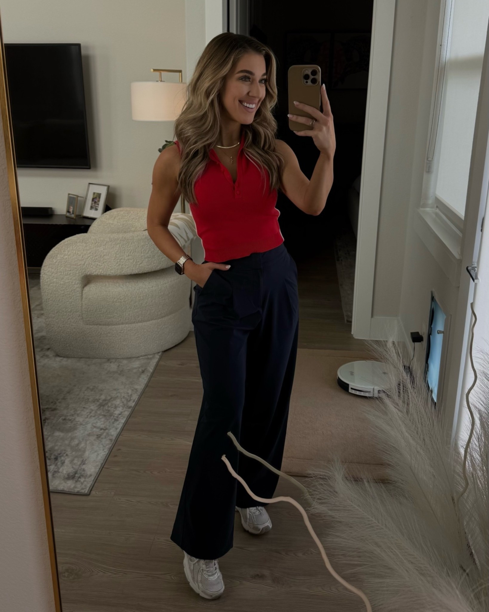 Found these pants at Northpark this weekend and I’m a lillll obsessed. 🤍 Sport trouser vibes w tailored details. Polished but cozy. Comes in 9 colors. 

Sizing deets - I’m 5’5” and usually a 4 in pants, but I’m wearing a size 2 here (usually size down at Athleta).

Most colors are 30-40% off right now, and if you open an Athleta card you get 30% off the navy.

#LTKActive #LTKSaleAlert #LTKWorkwear