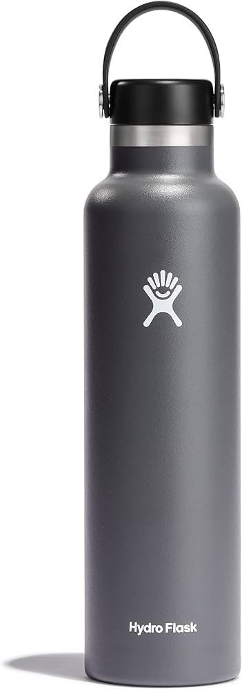 Hydro Flask Water Bottle - Insulated Stainless Steel - Non Spill, Leakproof in 24 Oz Stone | Amazon (US)