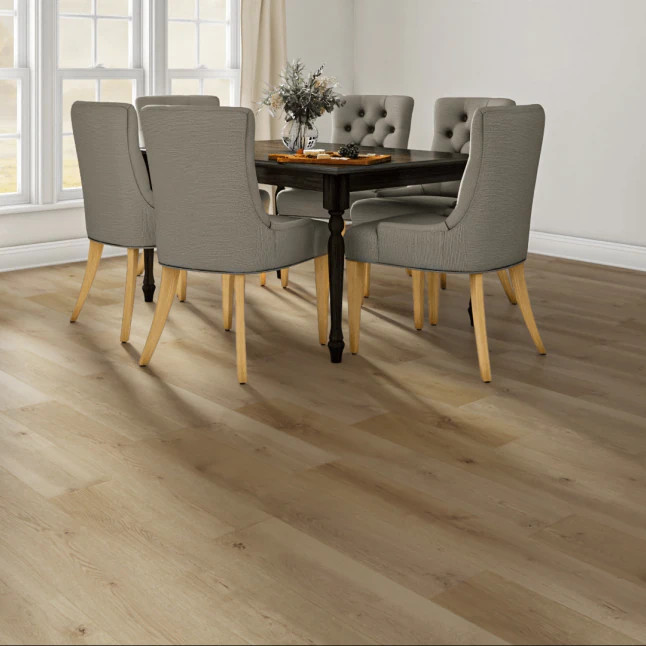 Pergo TimberCraft +WetProtect with Underlayment Attached Lathrop Oak 12-mm T x 7-1/2-in W x 47-1/... | Lowe's