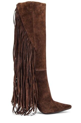 Jeffrey Campbell Galloping Boot in Brown Suede from Revolve.com | Revolve Clothing (Global)