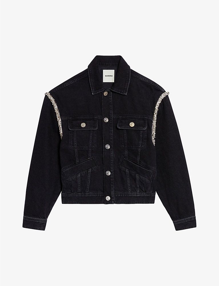 Paloma embellished denim jacket | Selfridges