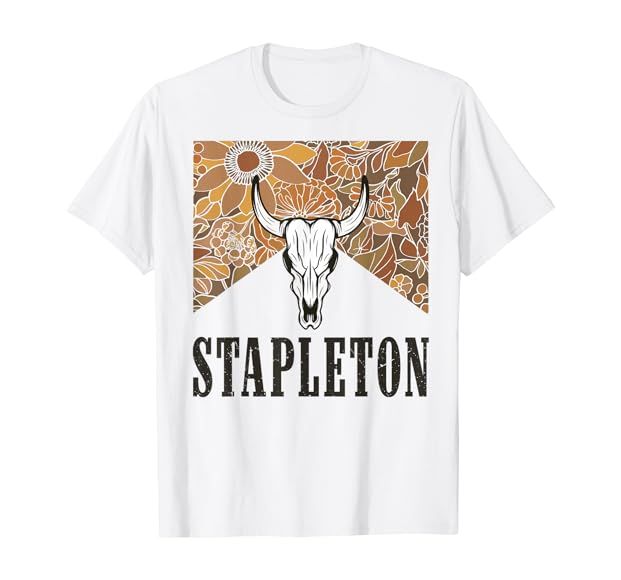 Amazon.com: Howdy Stapleton Western Stapleton Punchy Cowboy Style T-Shirt : Clothing, Shoes & Jewelr | Amazon (US)