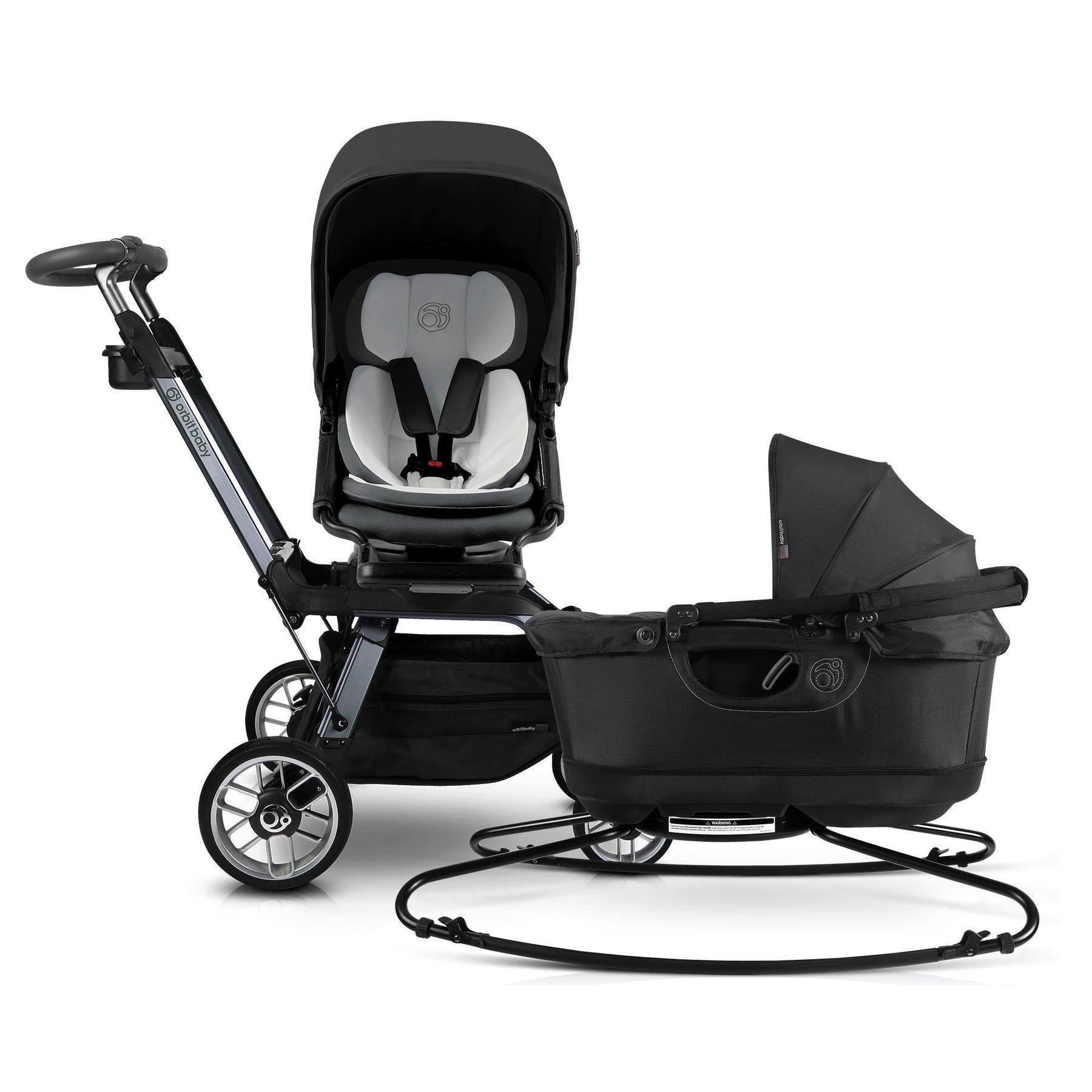 Orbit Baby | Stroll & Lounge Travel System: Titanium | Black - Black / One Size | Janie and Jack