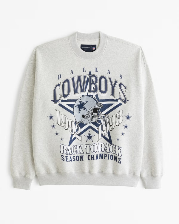 Dallas Cowboys Graphic Crew Sweatshirt | Abercrombie & Fitch (US)
